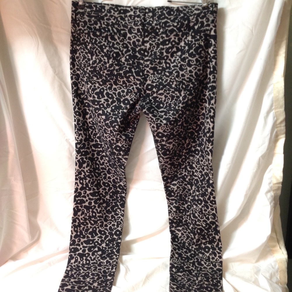 Rag & bone leopard skinny jean EUC